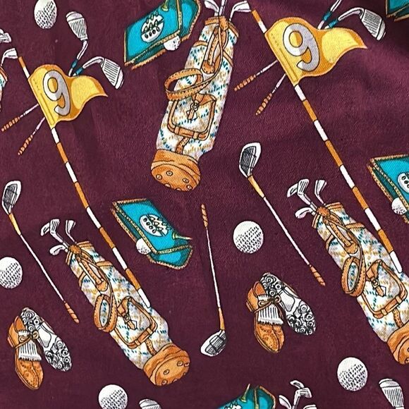 NWOT JLN USA Golf Patterned Vest.  Size L large grande 12/14 - Picture 4 of 8